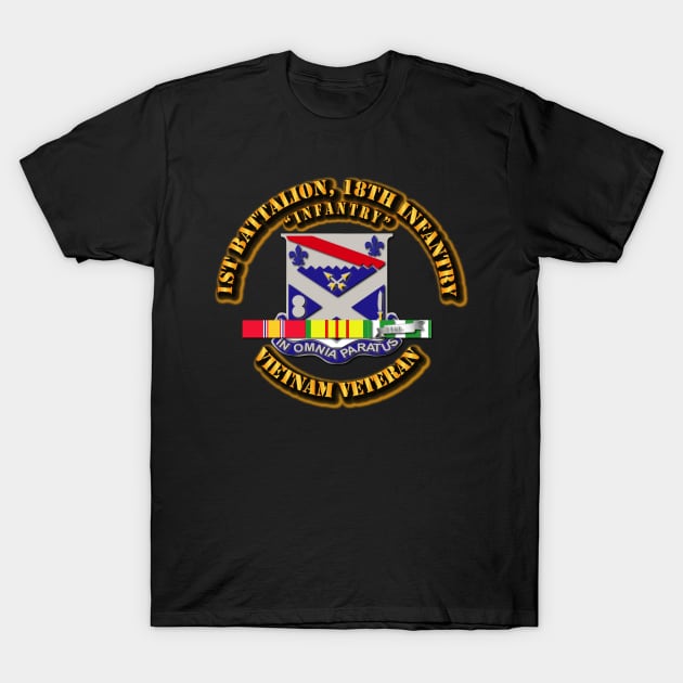 1st Battalion, 18th Infantry w SVC T-Shirt by twix123844